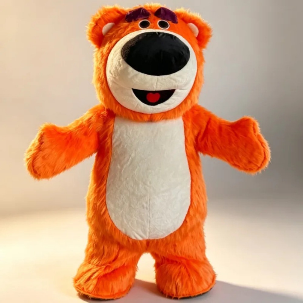 Event & Party Supply - Fato de mascote de urso laranja
