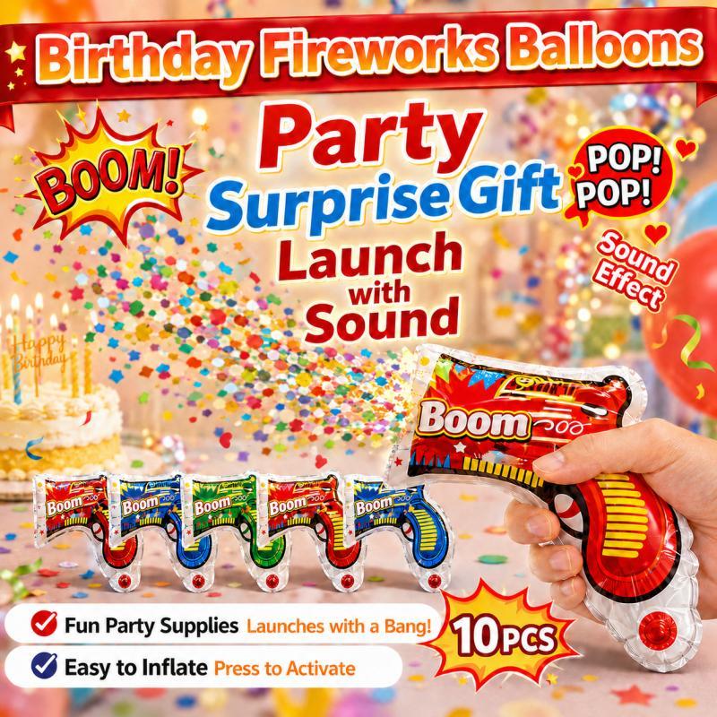 Confetti Cannon Tube - 10PCS Lançador de Confetes Portátil para