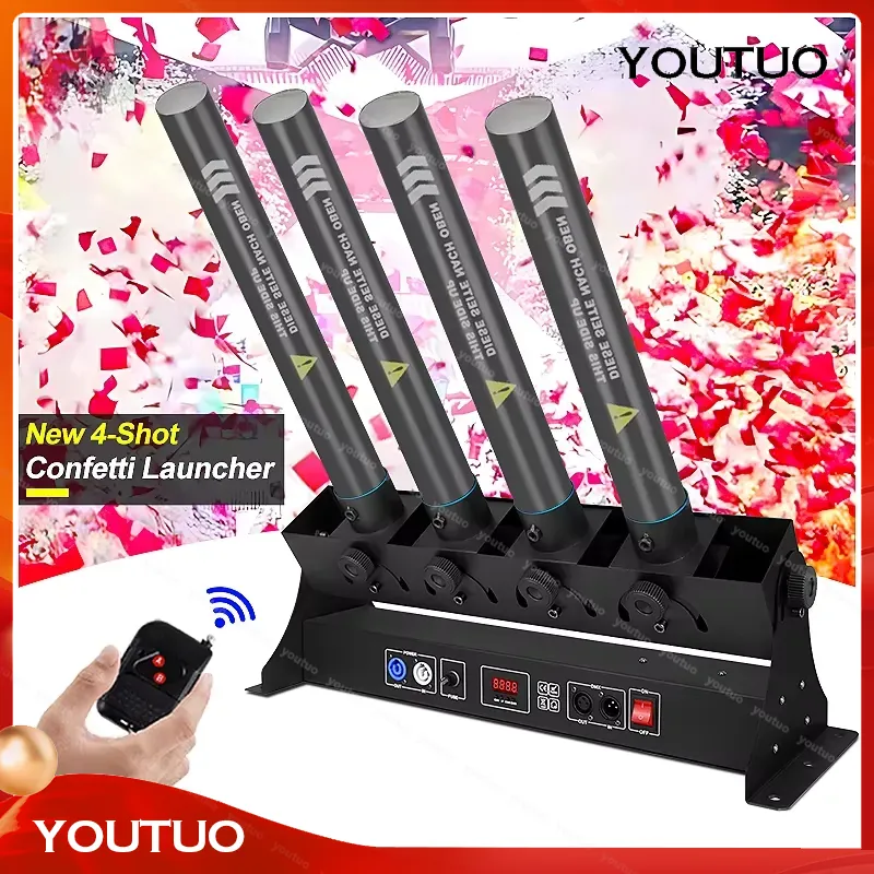 Confetti Cannon Tube - Lançador Eletrônico de Confetes SHTX de
