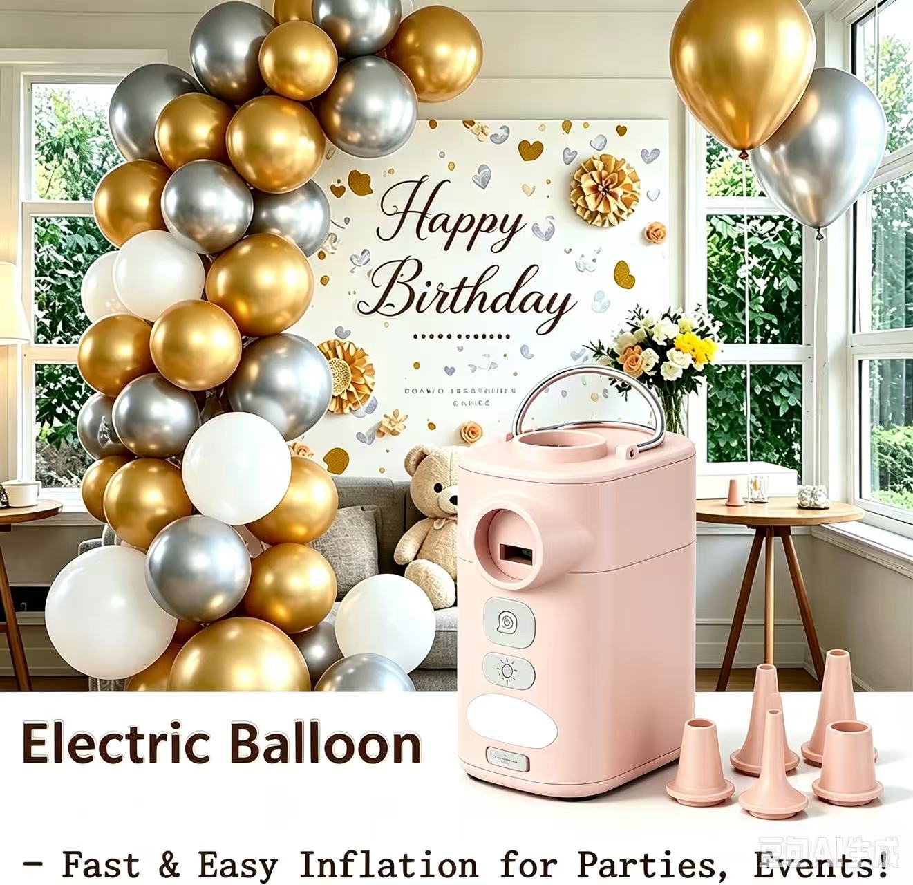 Bomba de Ar Elétrica Portátil  - Balloon Pump Hand avaliação e preço