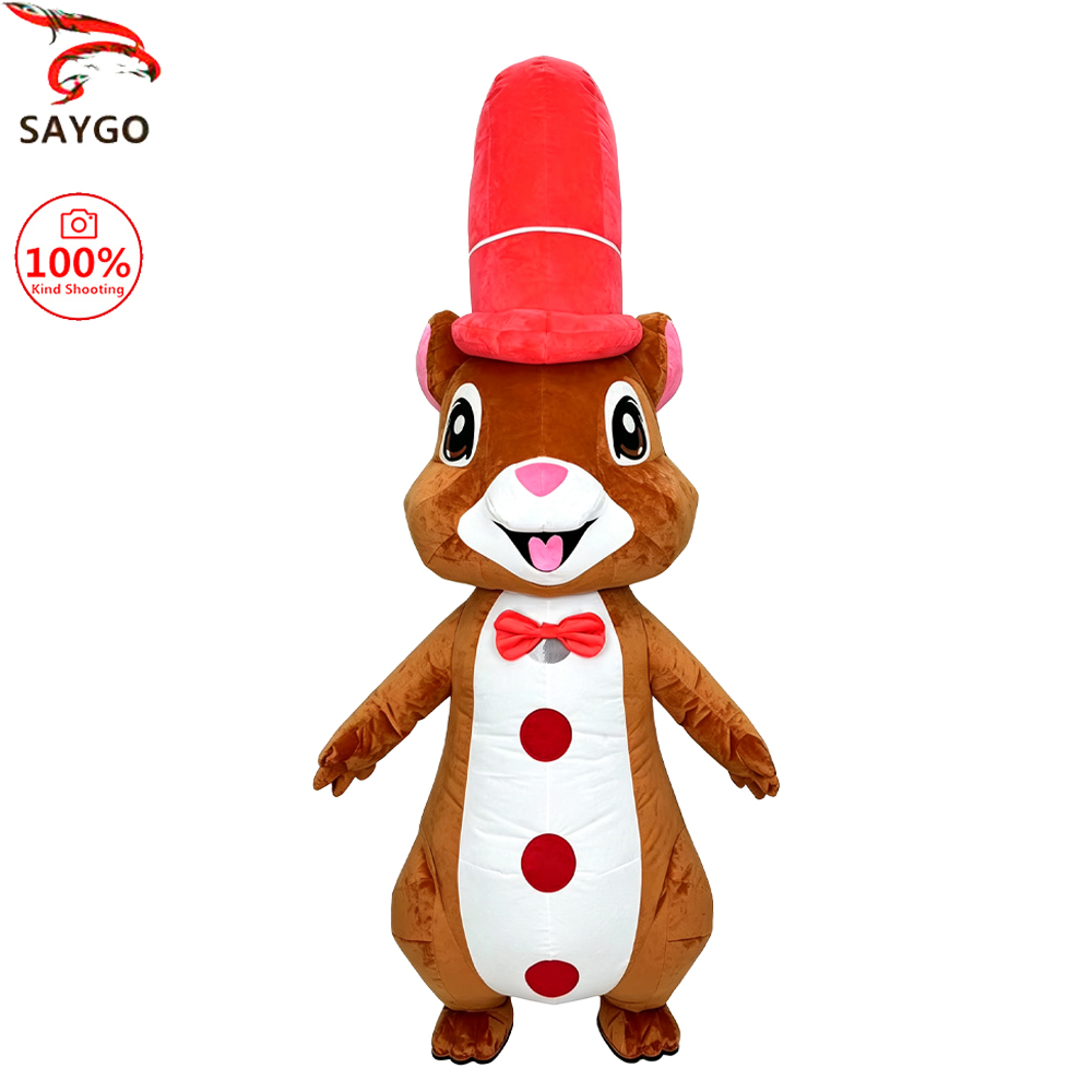 Fantasia Inflável de Esquilo c - Event & Party Supply avaliação e preço