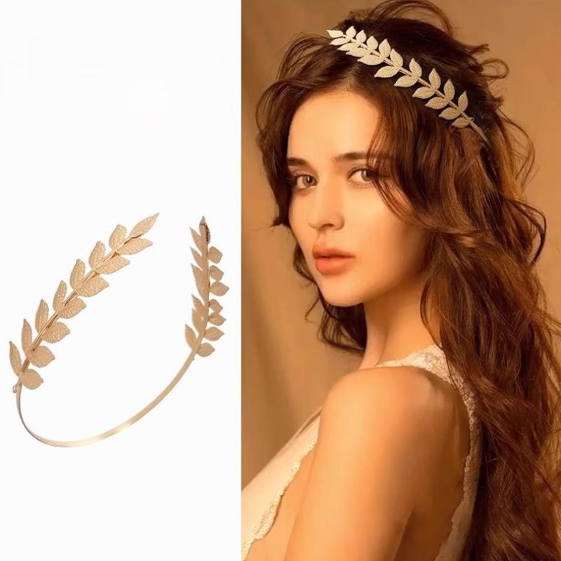 【B】Tiara de folhas douradas de - Event Suppliers avaliação e preço