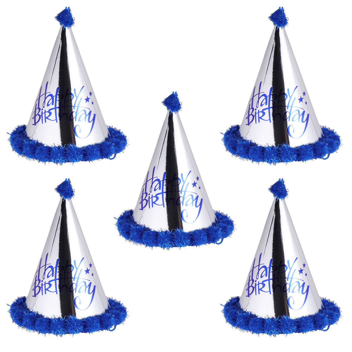5 Chapéus de Aniversário com P - Party Hat Cone avaliação e preço